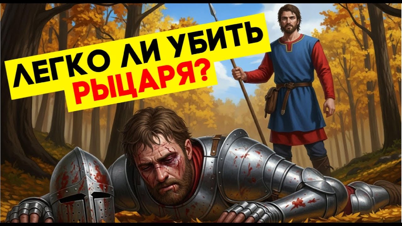 Насколько трудно убить рыцаря? Мифы и реальность!