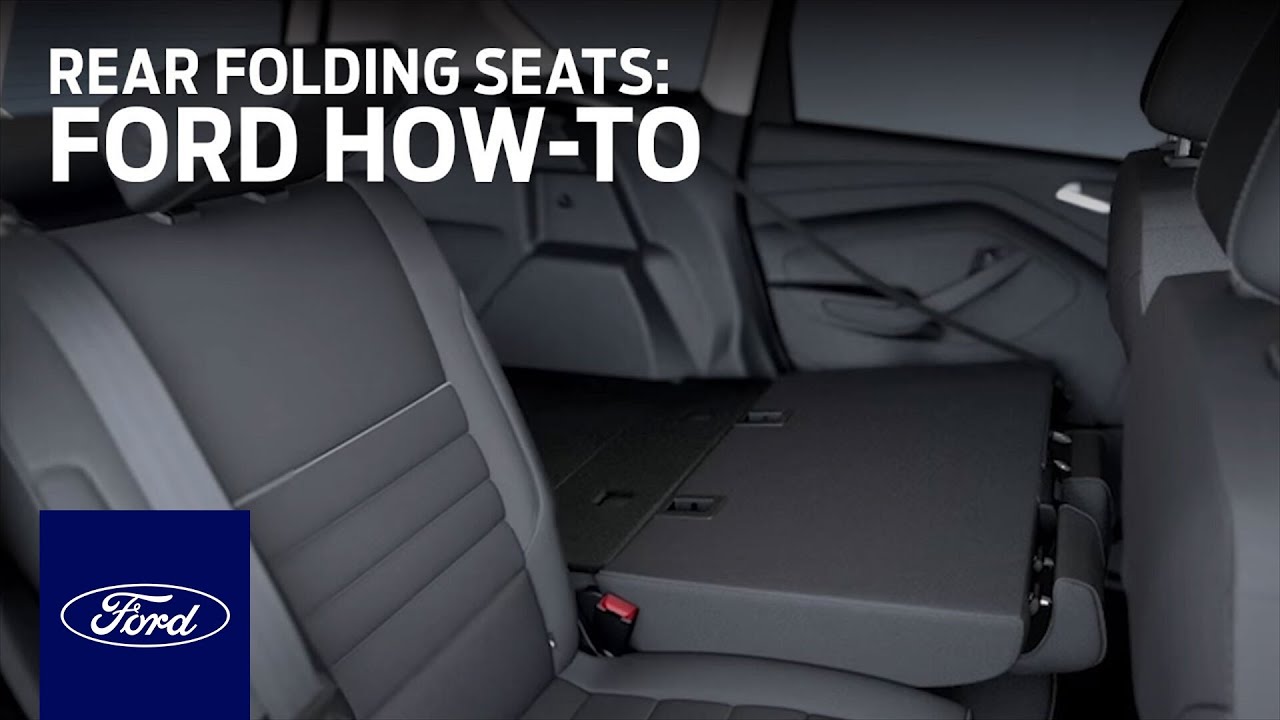 Rear Folding Seats with Side Release and Folding Head Restraints | Ford How-To | Ford