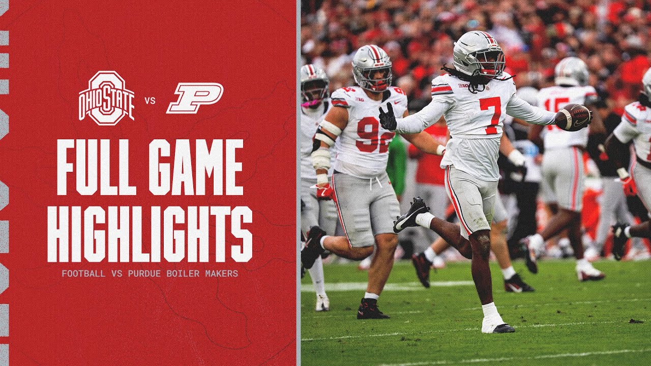 Football Highlights vs. Purdue, November 8, 2025
