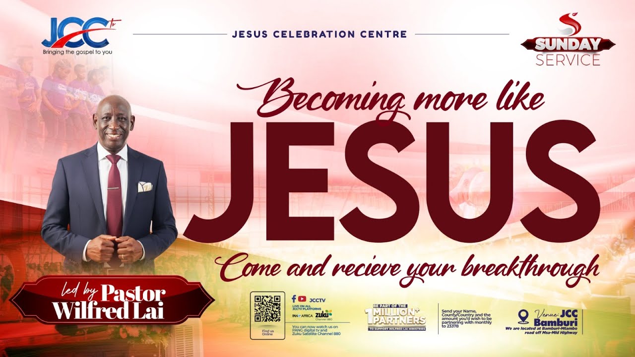 Sunday Service | Pastor Wilfred Lai | Live from Jesus Celebration Centre Bamburi — Mombasa