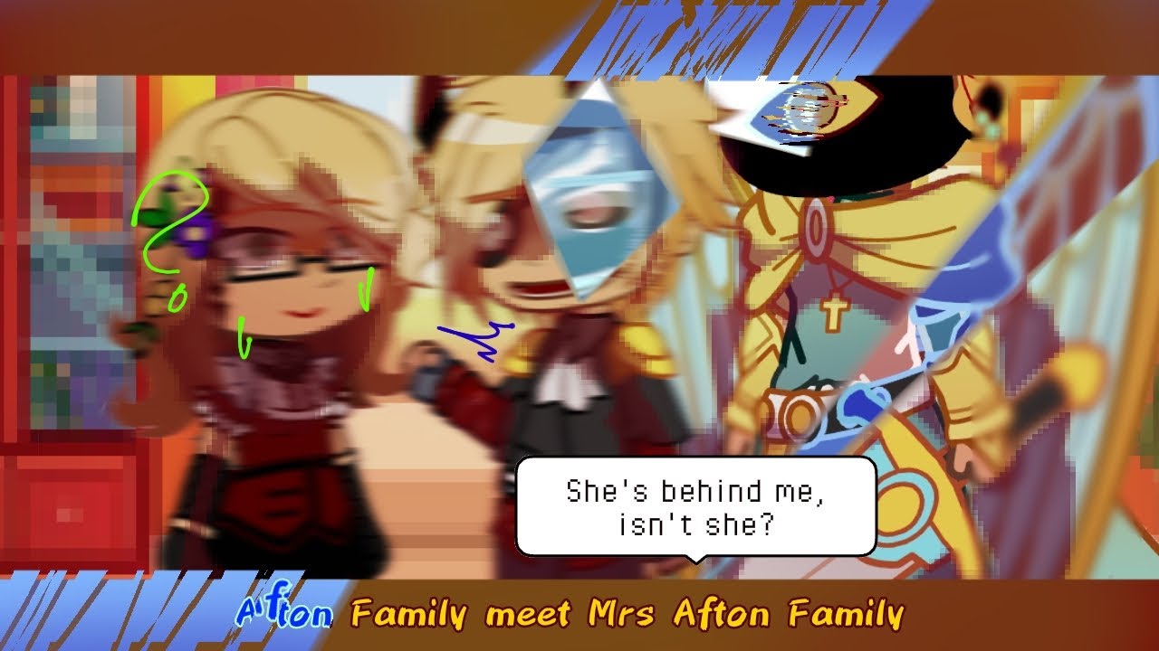 Afton Family meet Mrs Afton Family [] Middle Child Elizabeth AU [] FNAFxGachaclub [] 