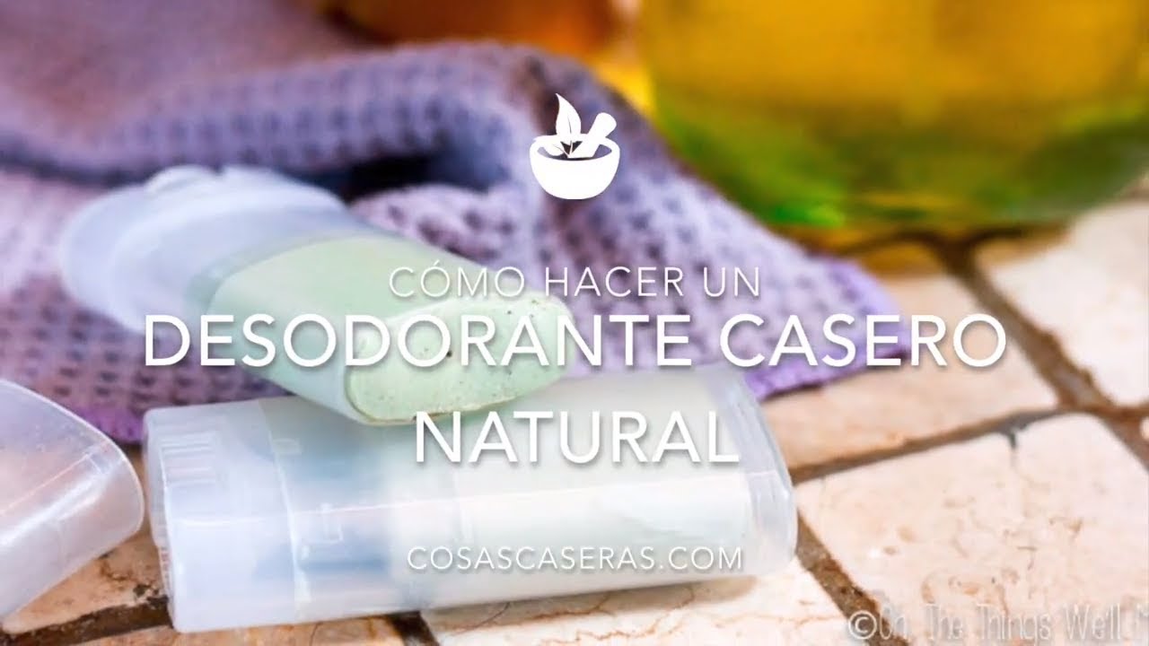 Desodorante Casero Natural (Sin Bicarbonato ni Aceite de Coco)