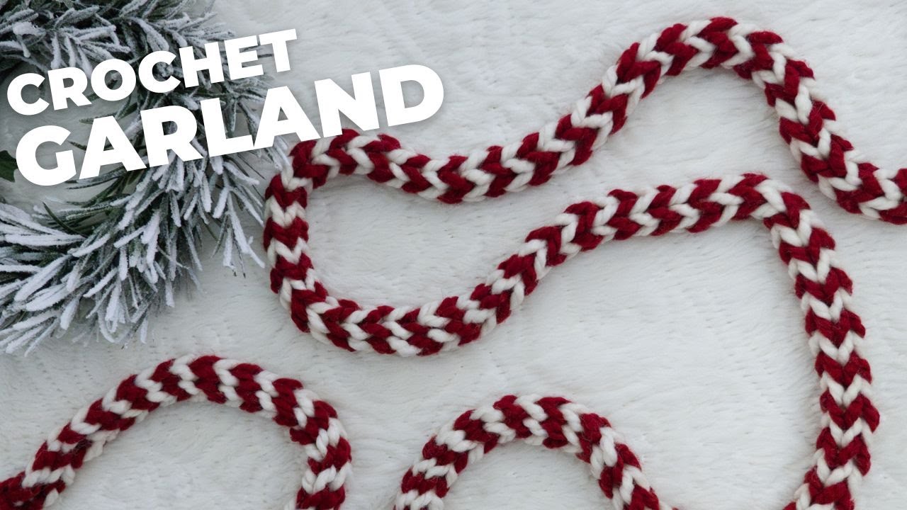How to CROCHET GARLAND in Minutes!