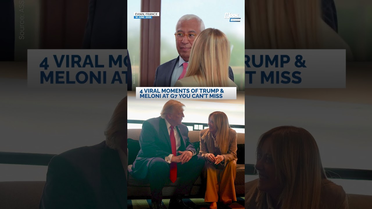Trump & Meloni's 4 viral moments at G7 you can&rsquo;t miss
