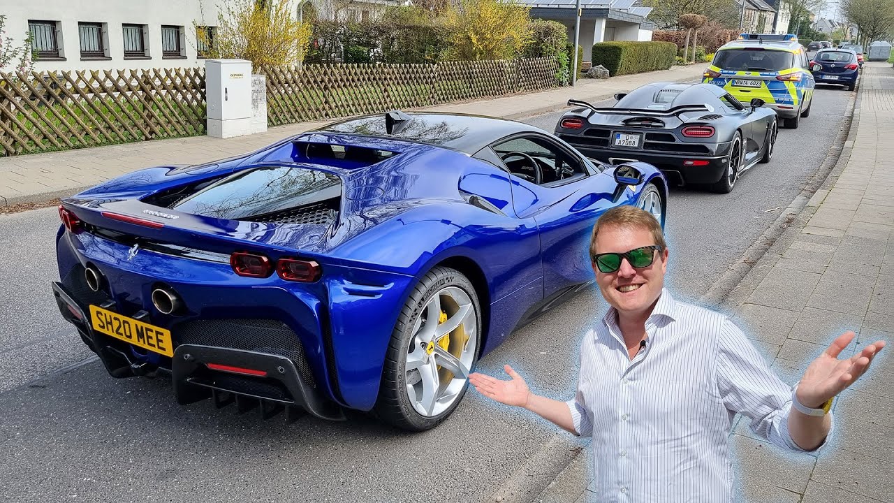 Мой SF90 гонялся за Koenigsegg на Нюрбургринге! Хаос и полиция | ГДЕ ШМИ, часть 16