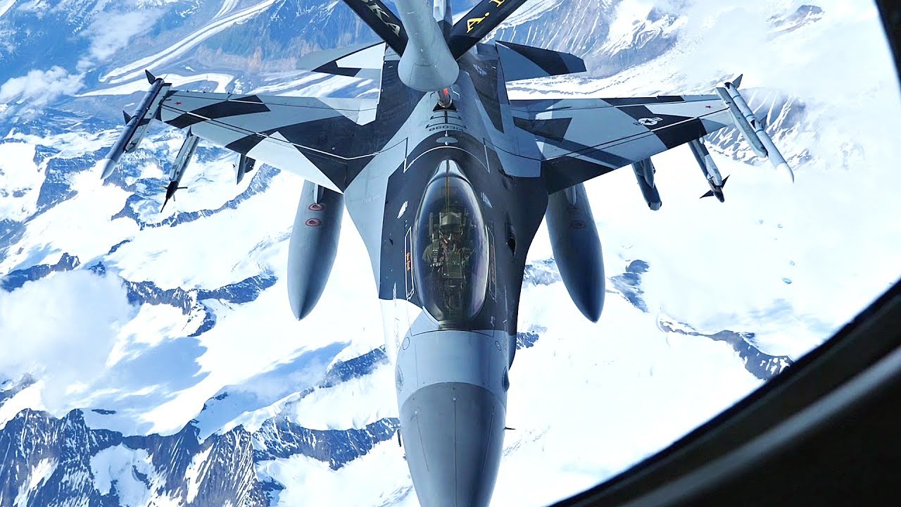 F-16 Aggressor In New 'Splinter' Camouflage - Air Refuel