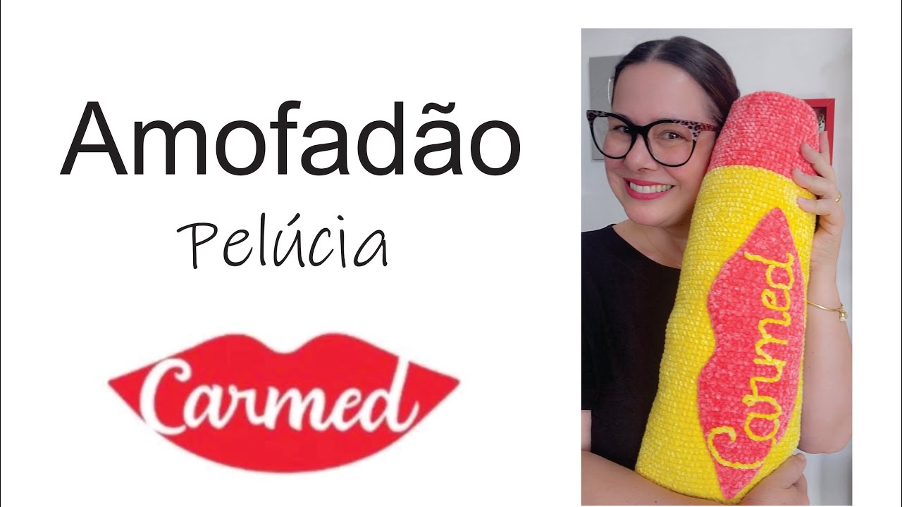 Almofadão de Crochê em Pelúcia - CARMED