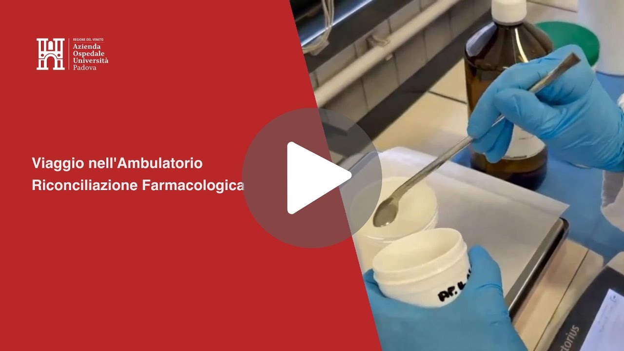Viaggio nell'Ambulatorio Riconciliazione Farmacologica e nel laboratorio di Galenica