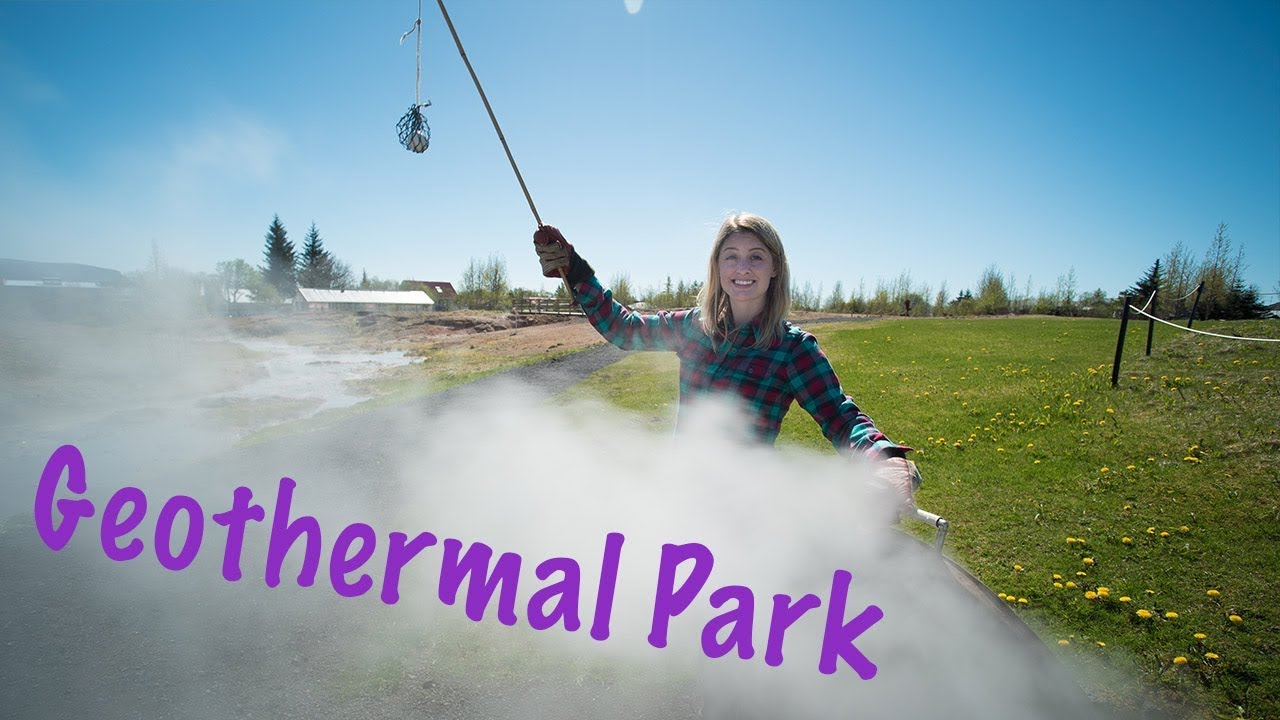 EGG FISHIN' & GEYSER BREAD EATIN' | Hveragerdi, Iceland