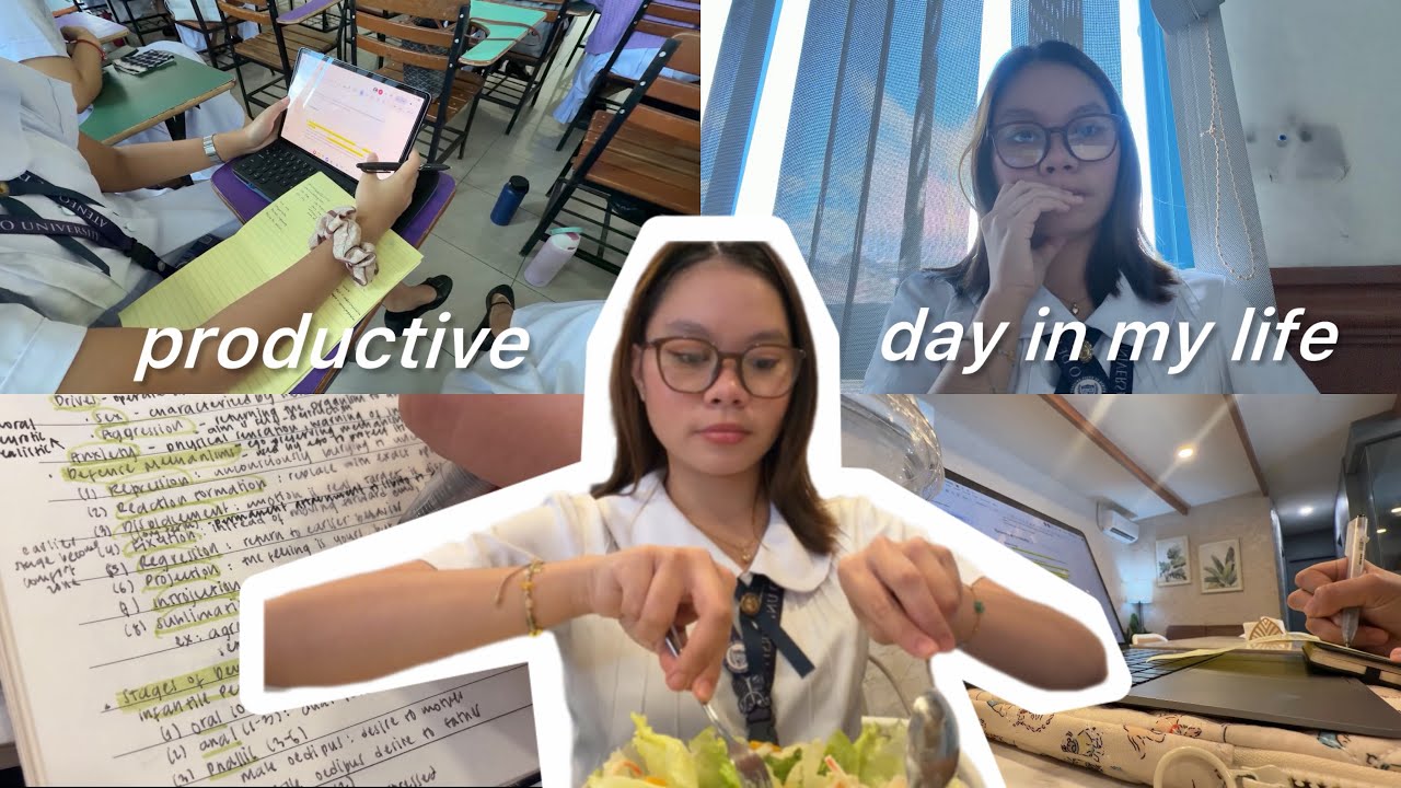 productive study vlog📘 (assessments, deadlines, assignments) 