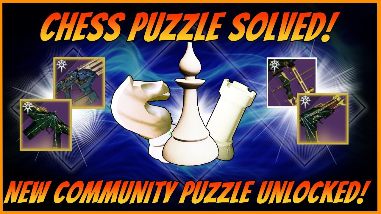 Complete Guide to Destiny 2's Chess Puzzle & Community Challenge! Free Adept Weapons!