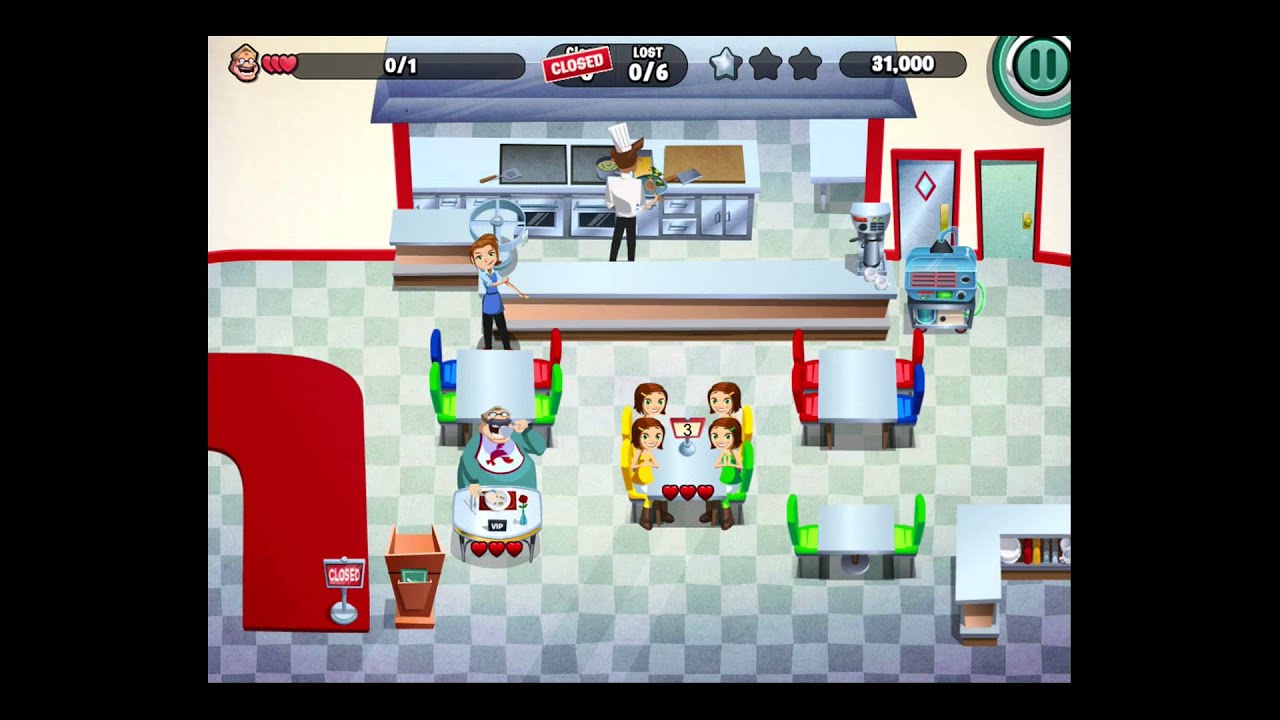 Diner Dash 2015 Edition [iPad Gameplay] Level 10