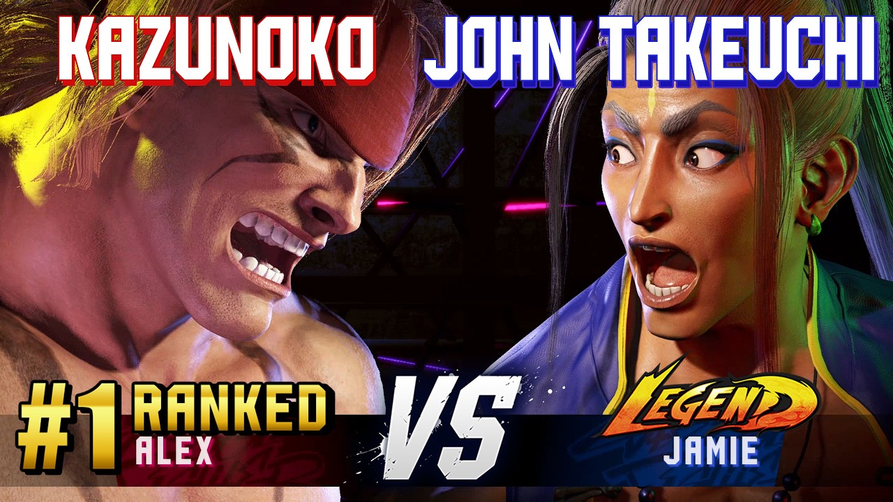 SF6 ▰ KAZUNOKO (#1 Ranked Alex) vs JOHN TAKEUCHI (Jamie) ▰ High Level Gameplay