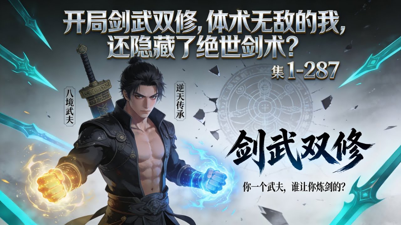 《开局剑武双修，体术无敌的我，还隐藏了绝世剑术？》1-287 人人都以为秦关是废物，殊不知他是八境武夫！人人都认为武夫没有丹田，不能凝聚灵力修炼。秦关却得逆天传承，剑武双修。你一个武夫，谁让你炼剑的？