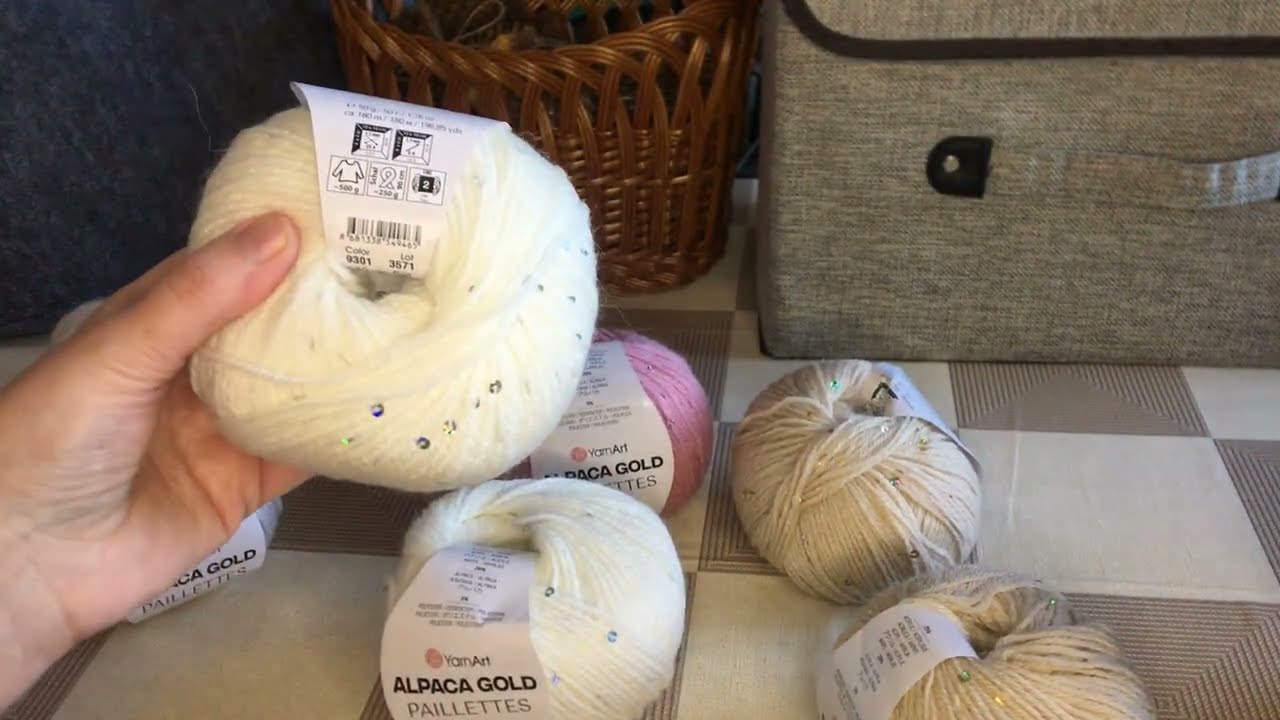 НОВИНКА! ПРЯЖА АЛЬПАКА YARNART ALPACA GOLD PAILLETTES! МЯГКАЯ И ПРИЯТНАЯ! ПРЯЖА С ПАЙЕТКАМИ!