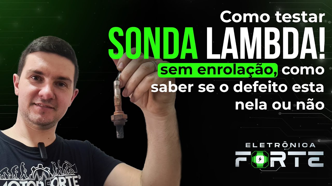 Como testar sonda lambda! sem enrolação, como saber se o defeito esta nela ou não