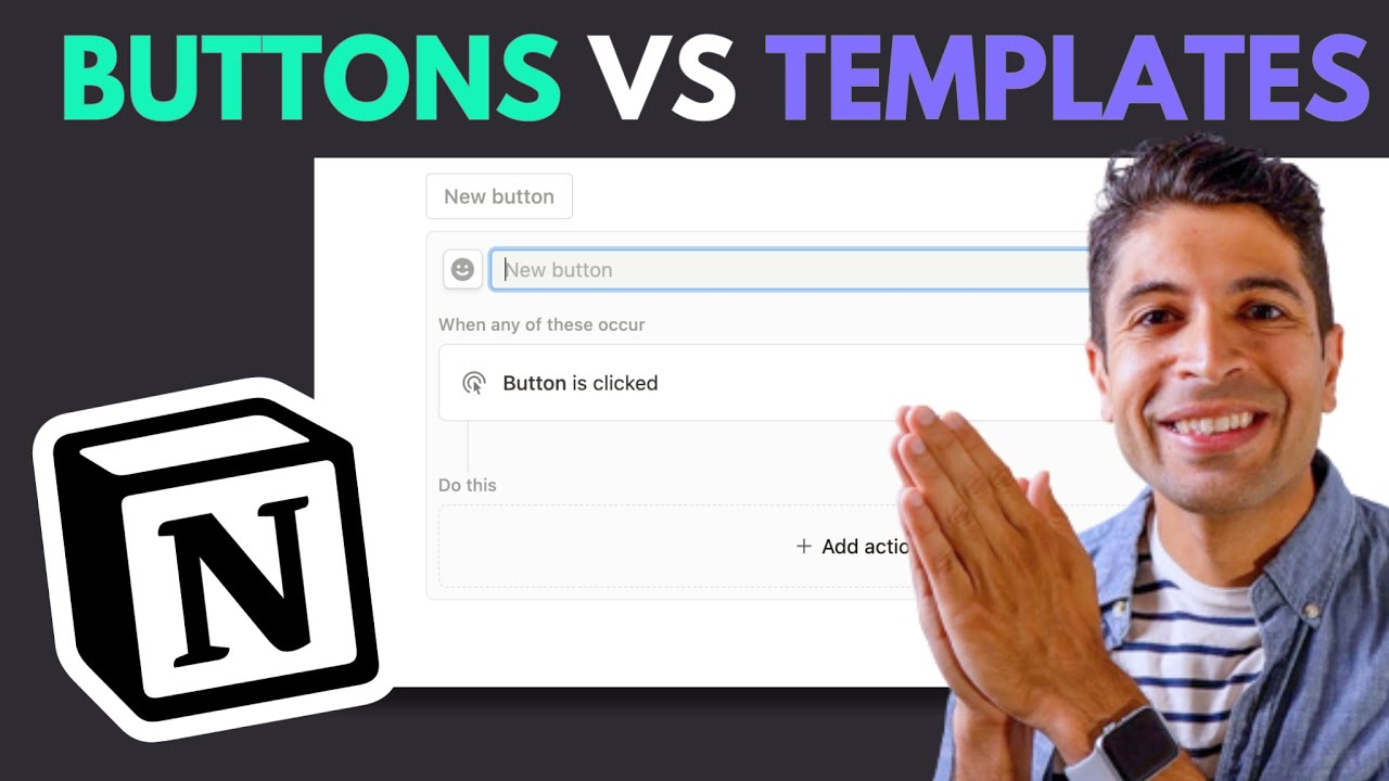 Я заменил свои шаблоны Notion на кнопки