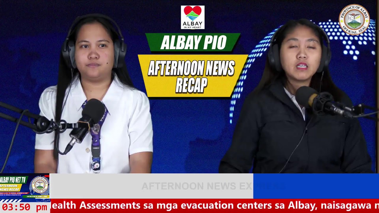 WATCH: Albay PIO Afternoon News Recap,  January 26, 2026