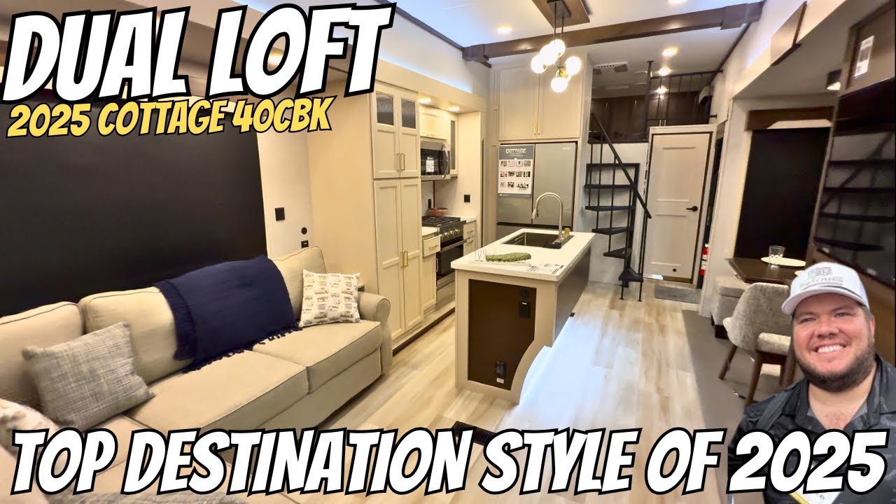 Dual Loft Destination RV! 2025 Cottage 40CBK