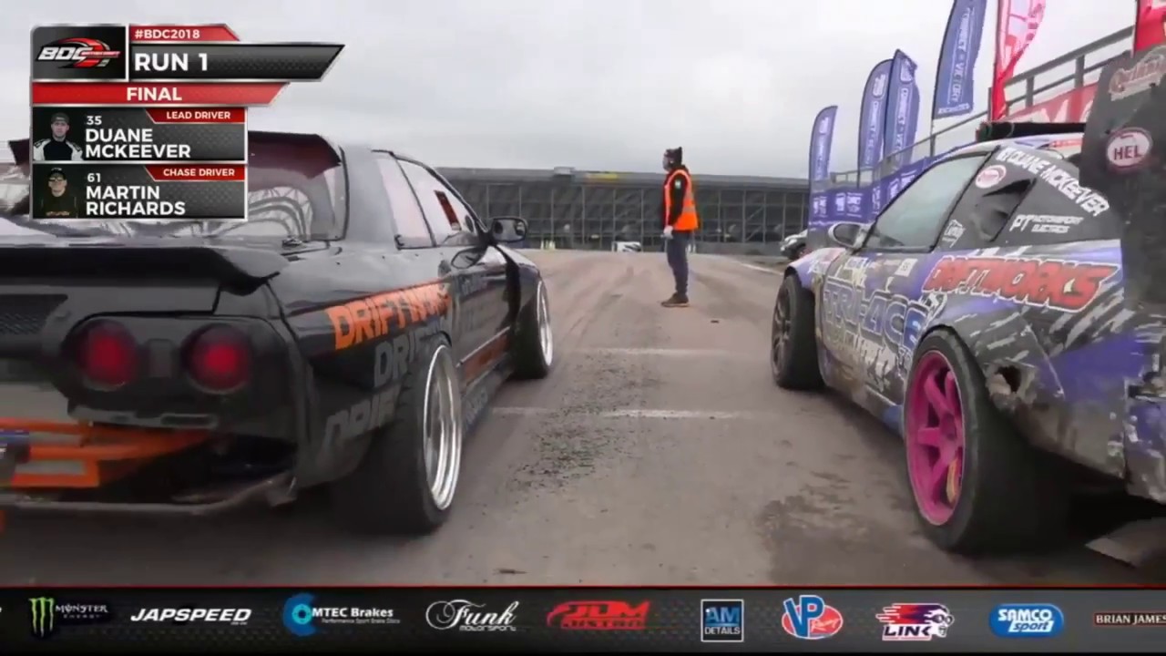 mckeever runs in british drift championship