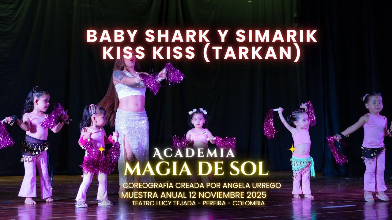 Baby Shark & Simarik Kiss Kiss (Tarkan) | Danza Árabe Infantil | Academia Magia de Sol