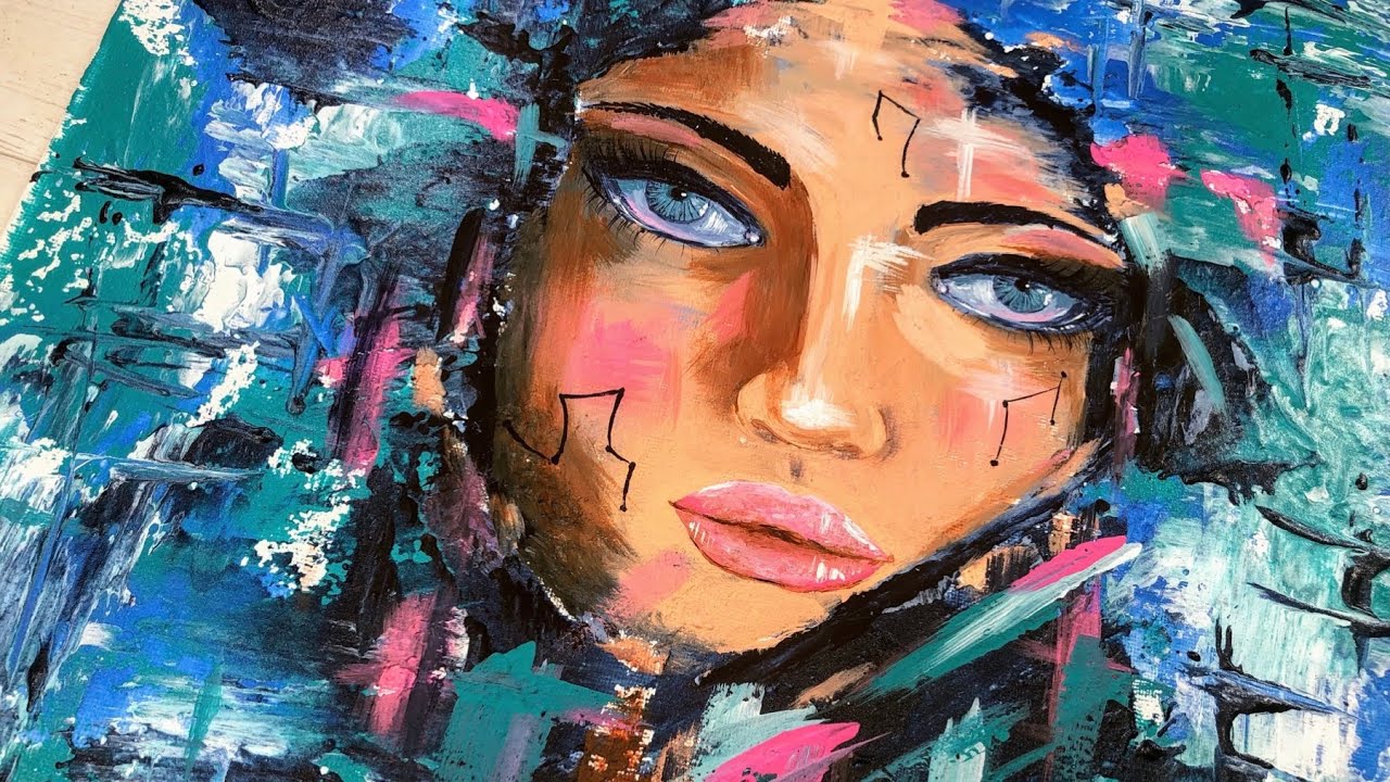 Посмотрите, что я делаю с акриловой краской