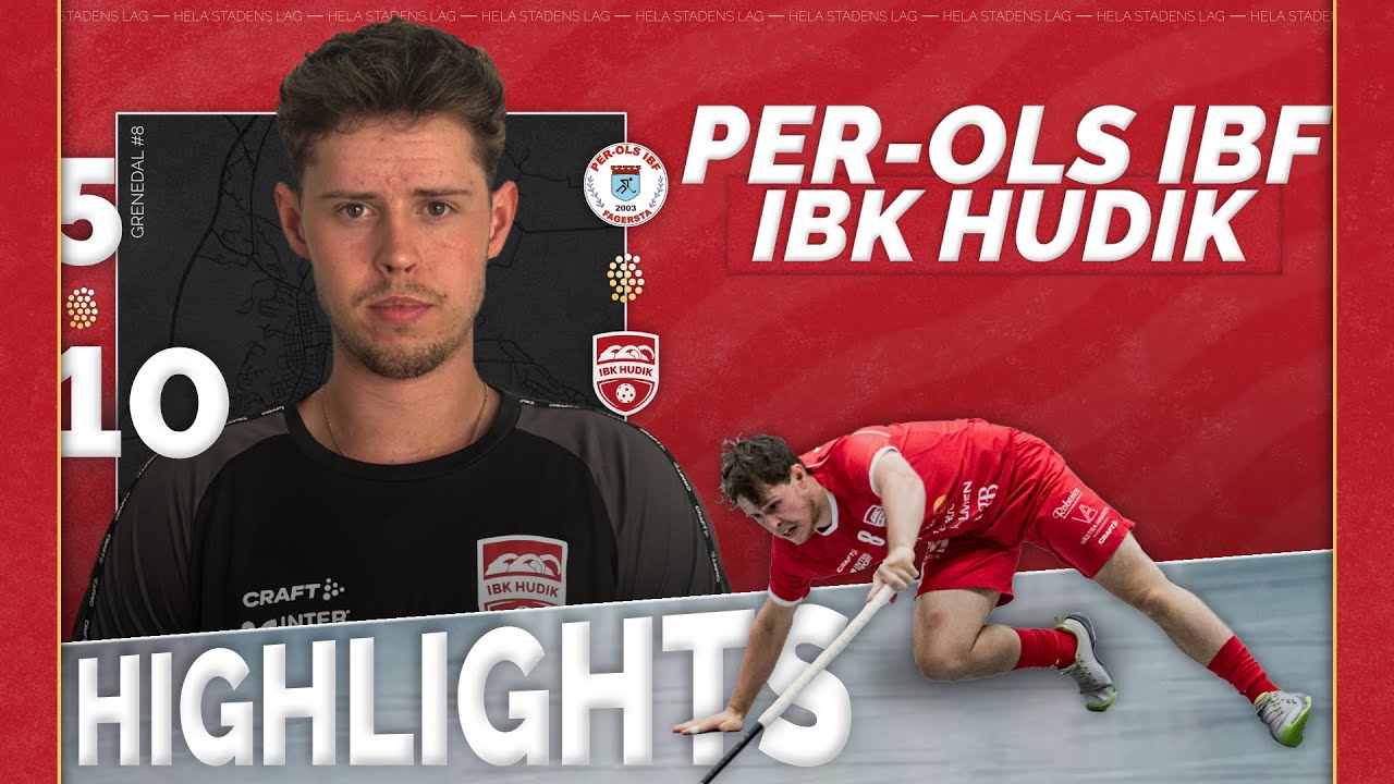 Highlights | Division 1 Östra | Per-Ols IBF - IBK Hudik