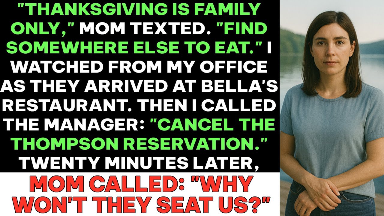 A Family Excluded One Daughter From Thanksgiving — Then Learned Who Owned the Restaurant