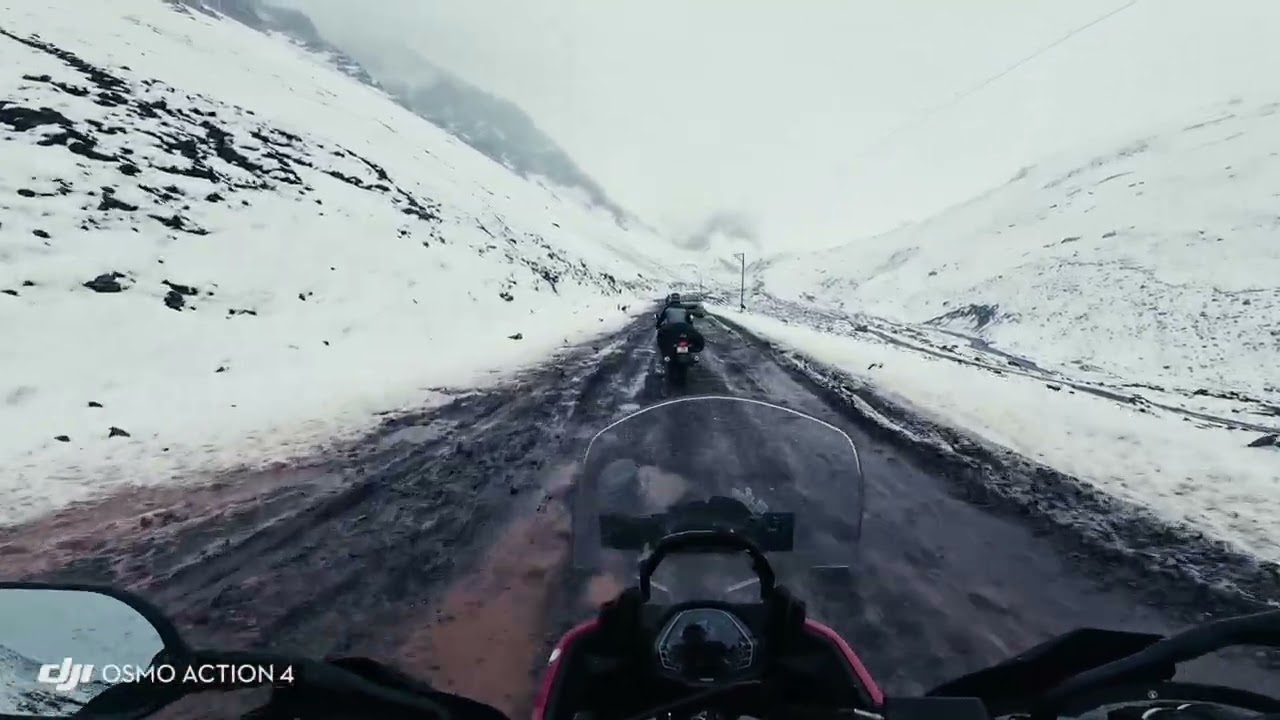 Extreme Winter Offroad Ride to OM Parvat in Triumph Tiger Sports 660 | Snow Motorcycle Expedition 