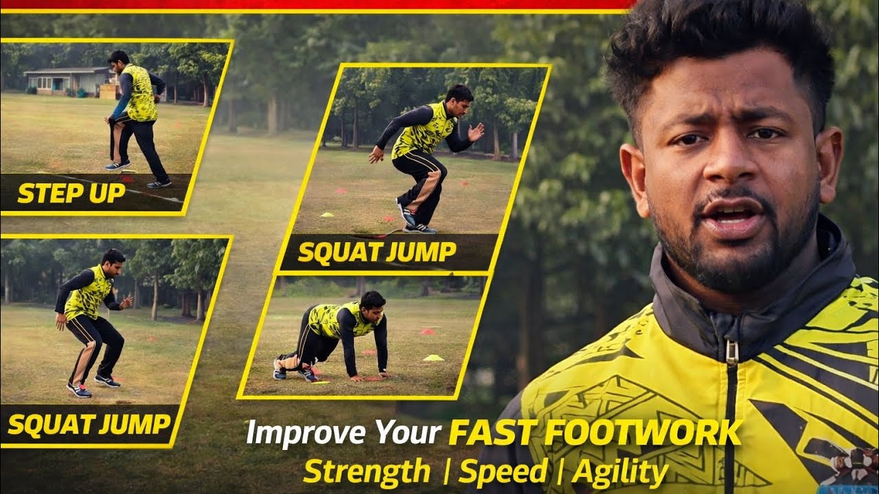 Slow mat bhago…Fast bano! ⚡️Try this ladder workout | improve your fast footwork, strength, power 