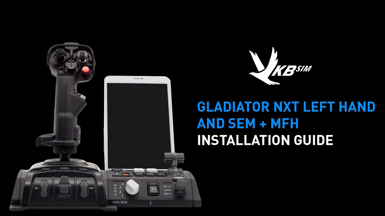 VKB NXT Hardware guide - Building a Left hand Gladiator NXT+SEM+MFH