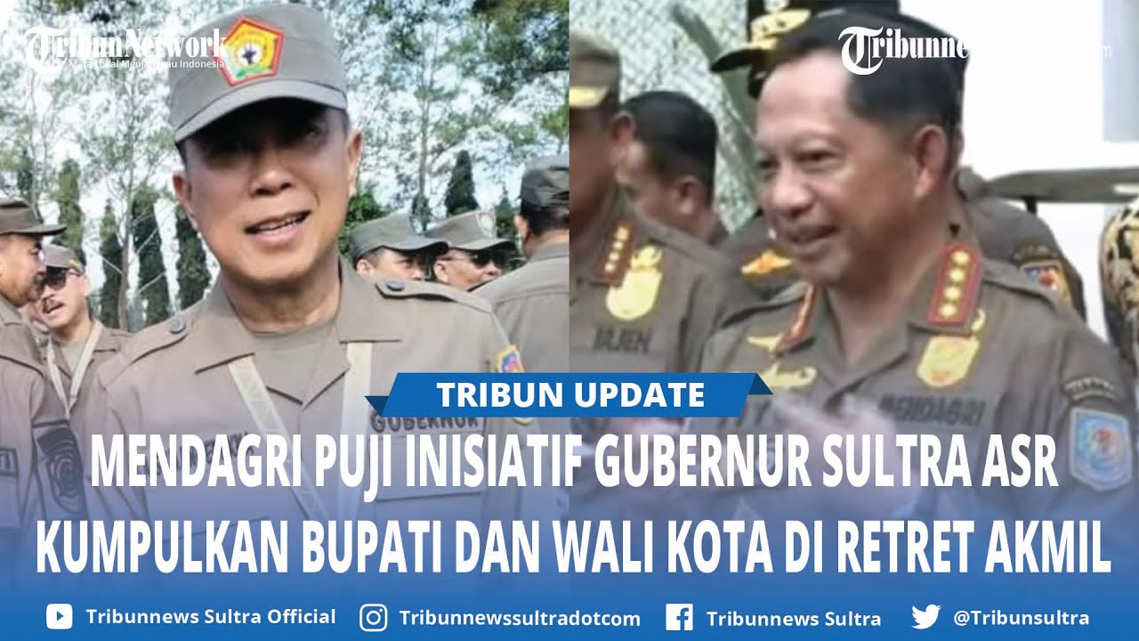 Mendagri Apresiasi Gubernur Sulawesi Tenggara Andi Sumangerukka, Ngobrol Bupati Wali Kota di Rumput