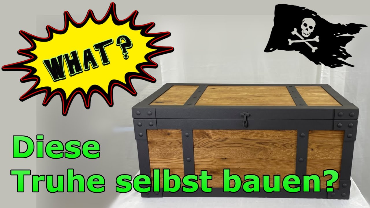 Aus Winkelstahl und Eiche eine schwere Truhe bauen