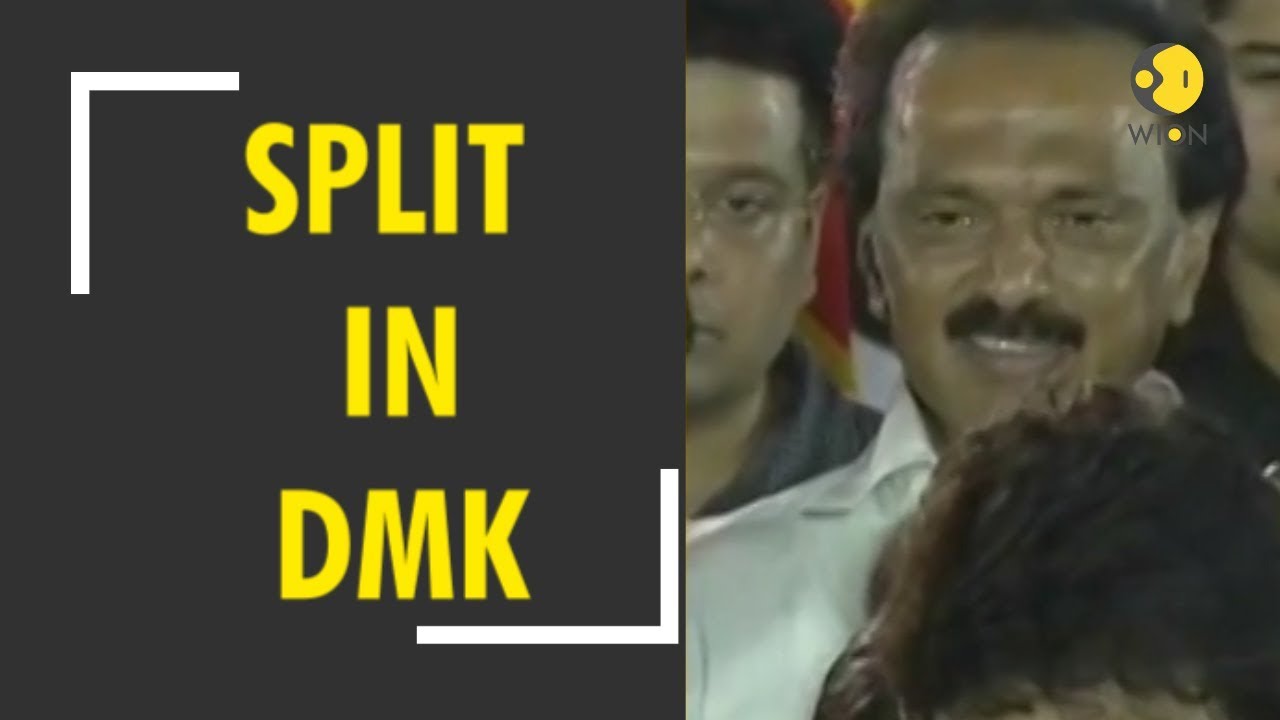 Split wide open in DMK; Azhagiri revolts at Karunanidhi's grave