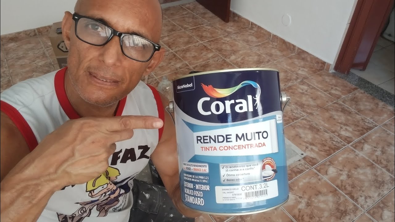 como diluir e pintar com a tinta Coral rende muito