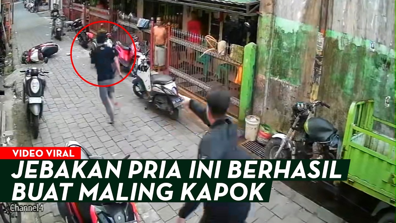 CARA CERDAS PRIA MENJEBAK MALING‼️PELAKU DIBERI HADIAH CELURIT‼️NONTON SAMPAI SELESAI ☠️☠️💥