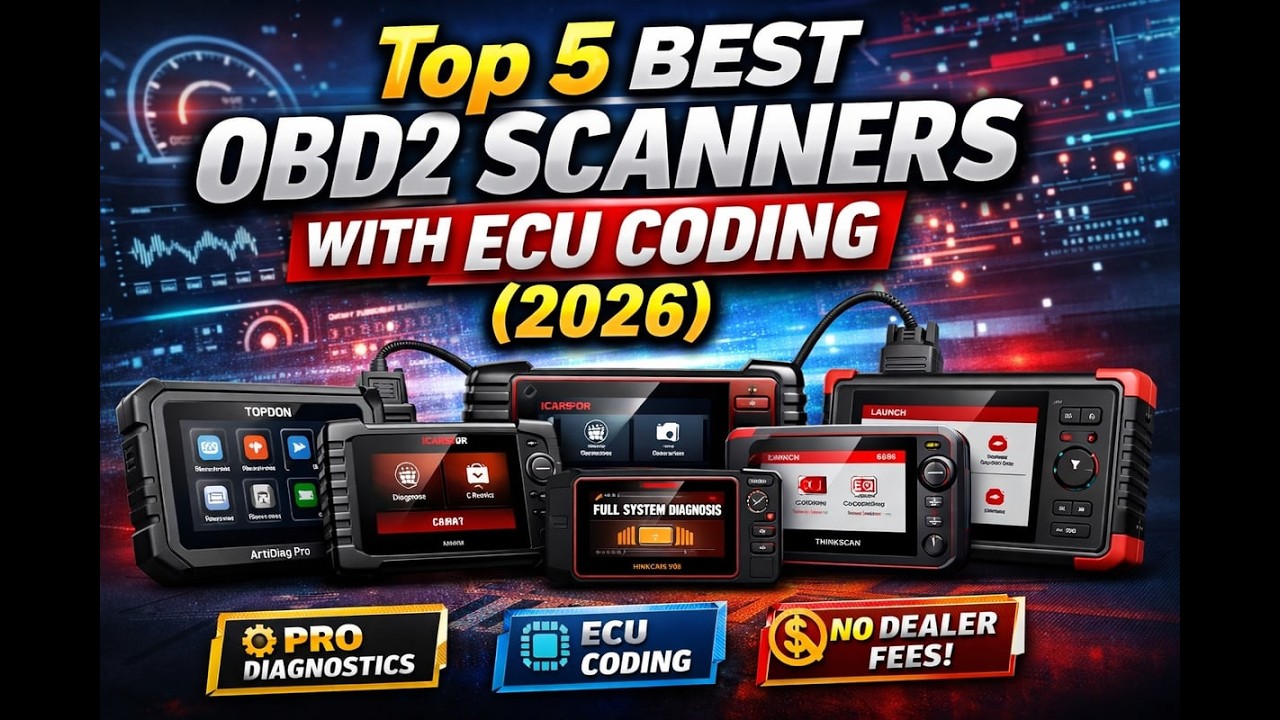 Top 5 Best OBD2 Scanners with ECU Coding 2026 &ndash; Pro Level Diagnostics Without Dealer Costs