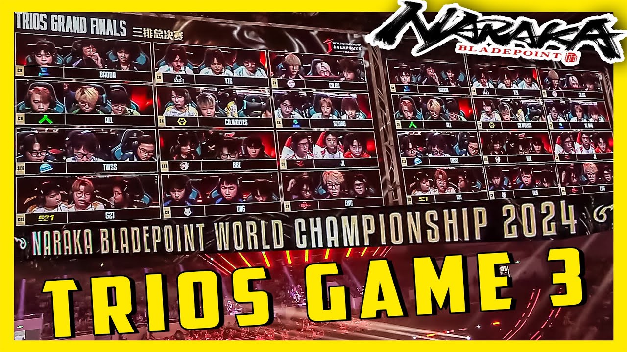 NARAKA: Bladepoint Pro Tournament Gameplay | J Cup Trios Grand Finals GAME 3