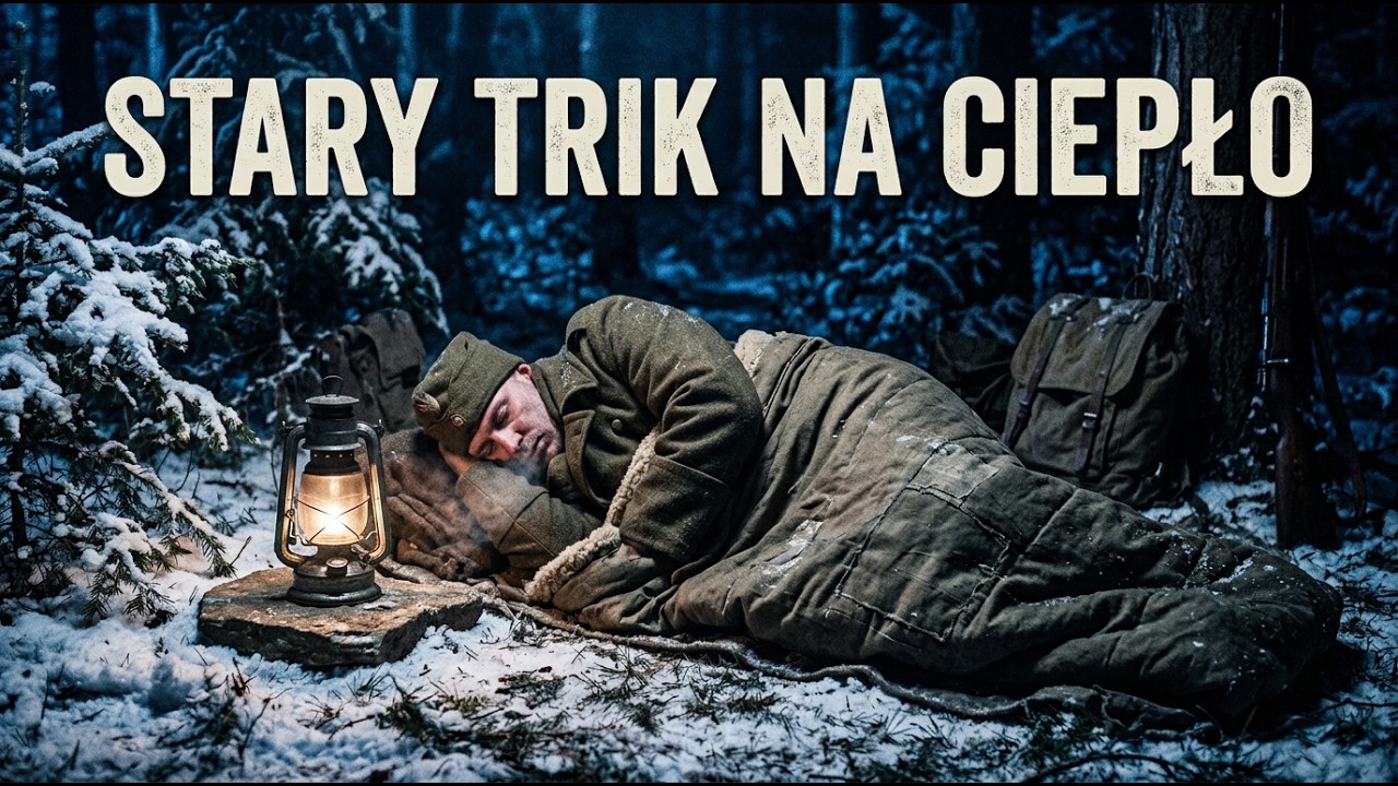 Stary trik z czasów II wojny światowej dotyczący śpiworów, o którym dzisiejsi biwakowicze zapomnieli