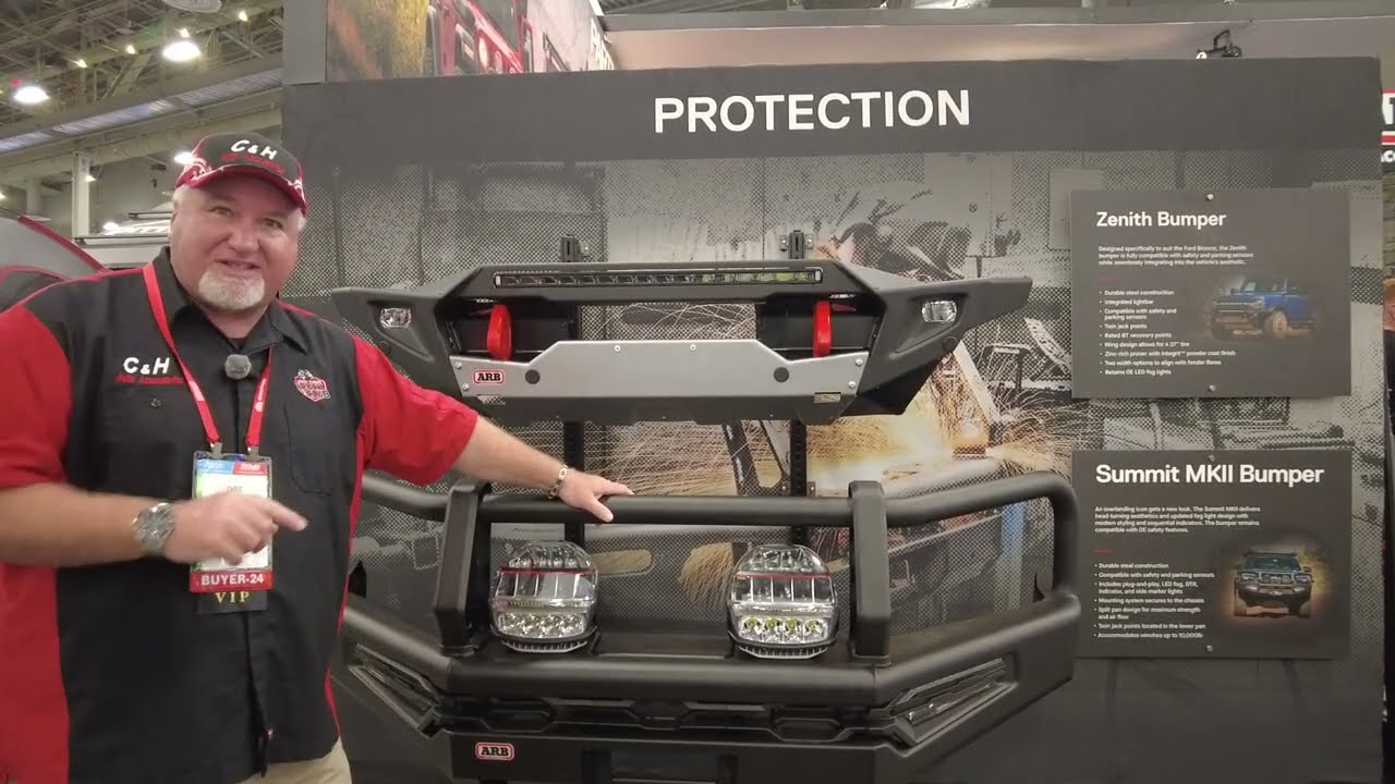 New! ARB Bumpers from the SEMA Show review by Chris from C&H Auto Accessories #754-205-4575