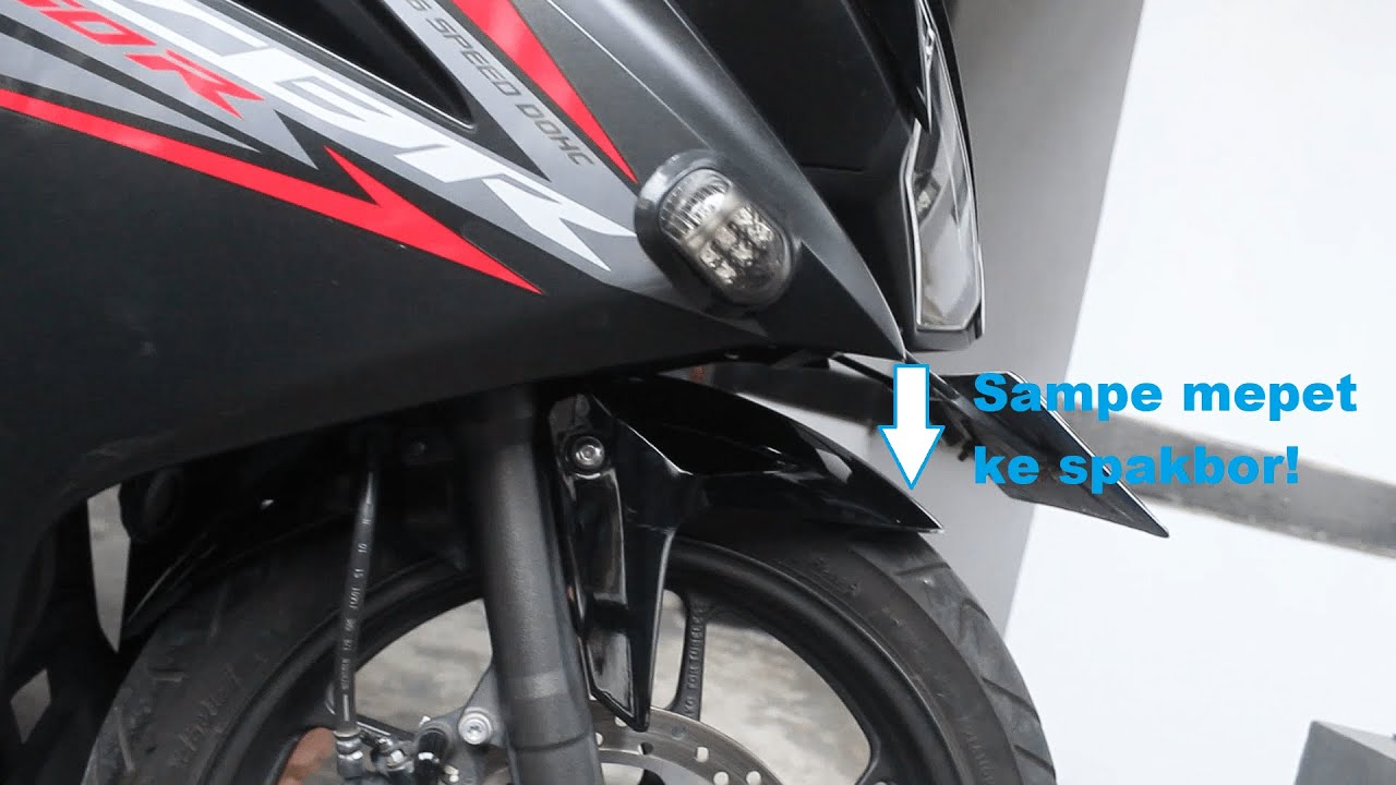 Menurunkan Shock depan CBR150R