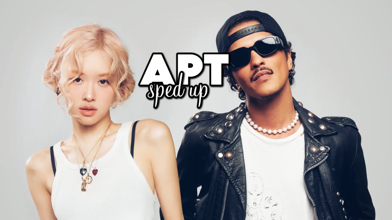 bruno mars, rose - APT (sped up)
