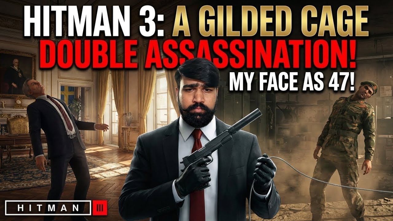 KILLER MASSAGE BY AGENT 47 💆‍♂️ | The Gilded Cage HITMAN 1| FULL. MISSION | MUSTACHE MANDALA