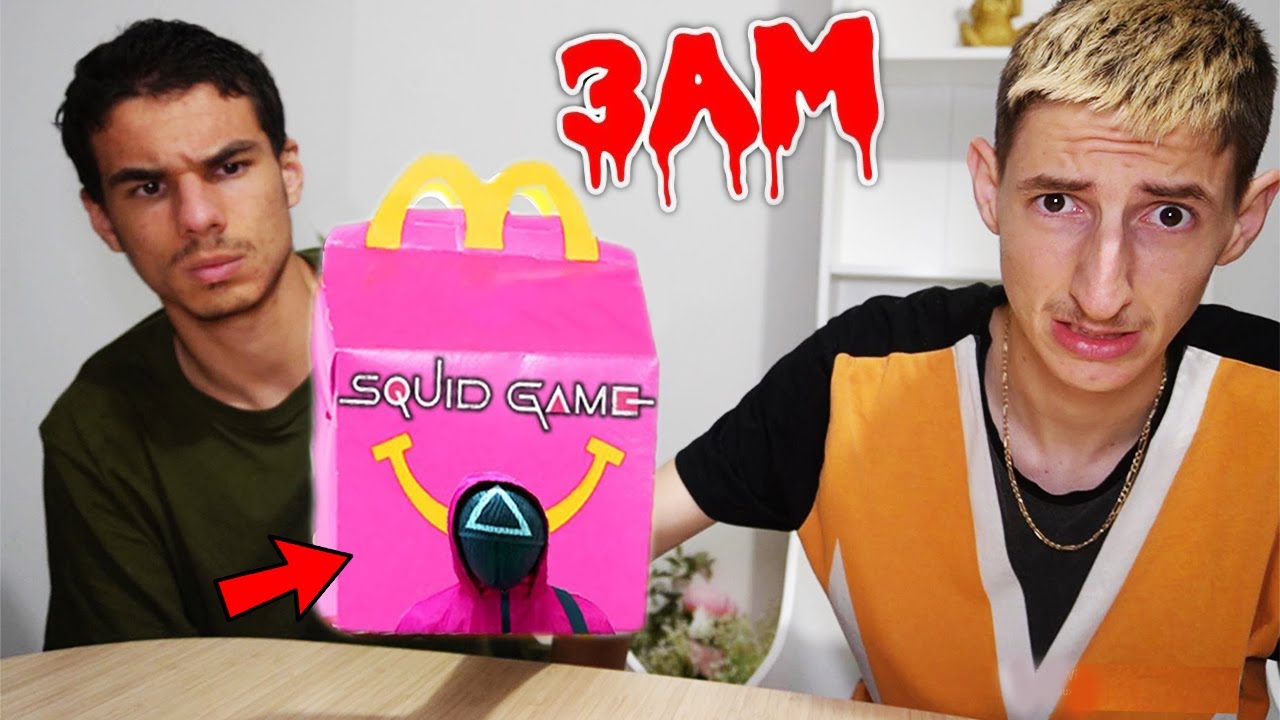 NE JAMAIS COMMANDER LE HAPPY MEAL SQUID GAME AU MCDONALD'S à 3H DU MATIN !