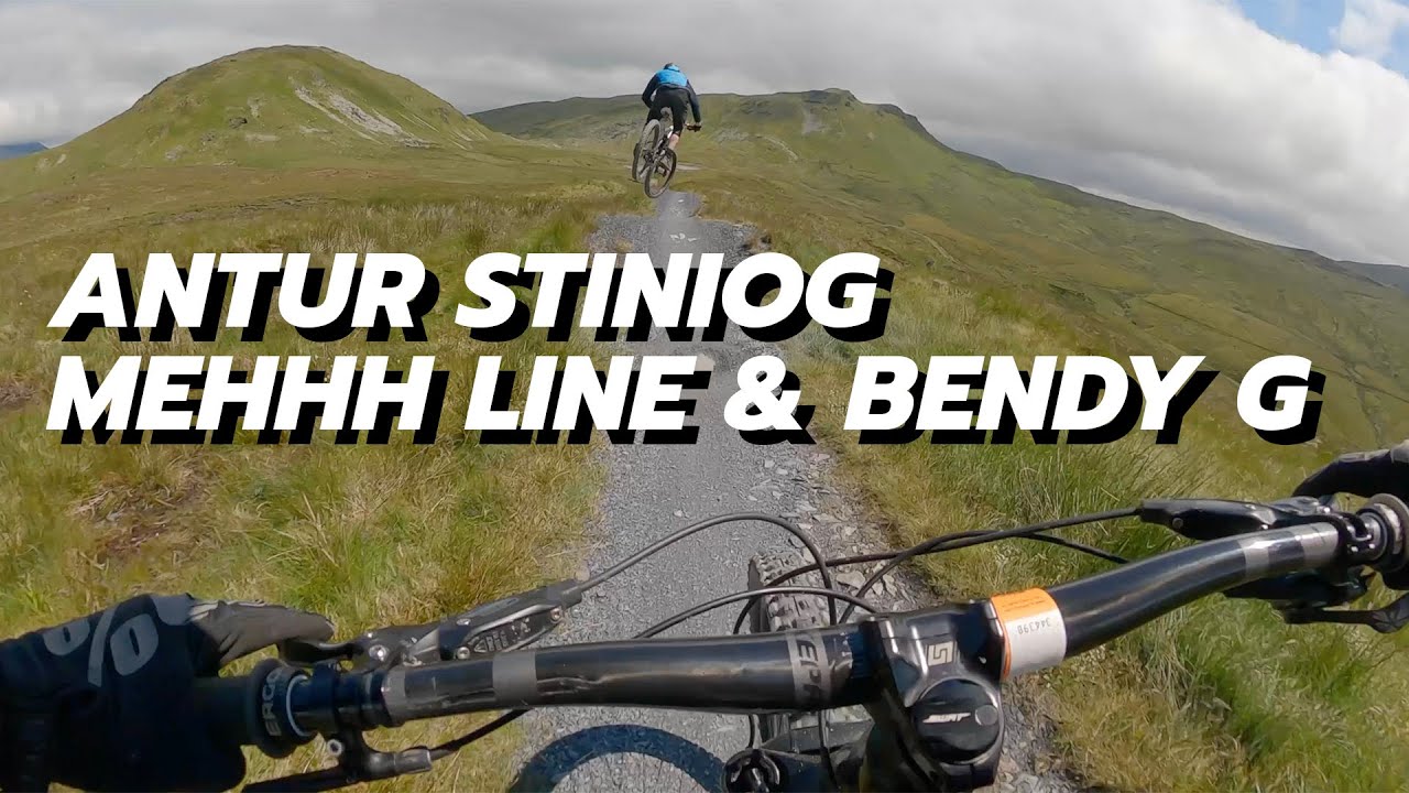 Antur Stiniog Meehhh Line into Bendy G with Tony Hillier