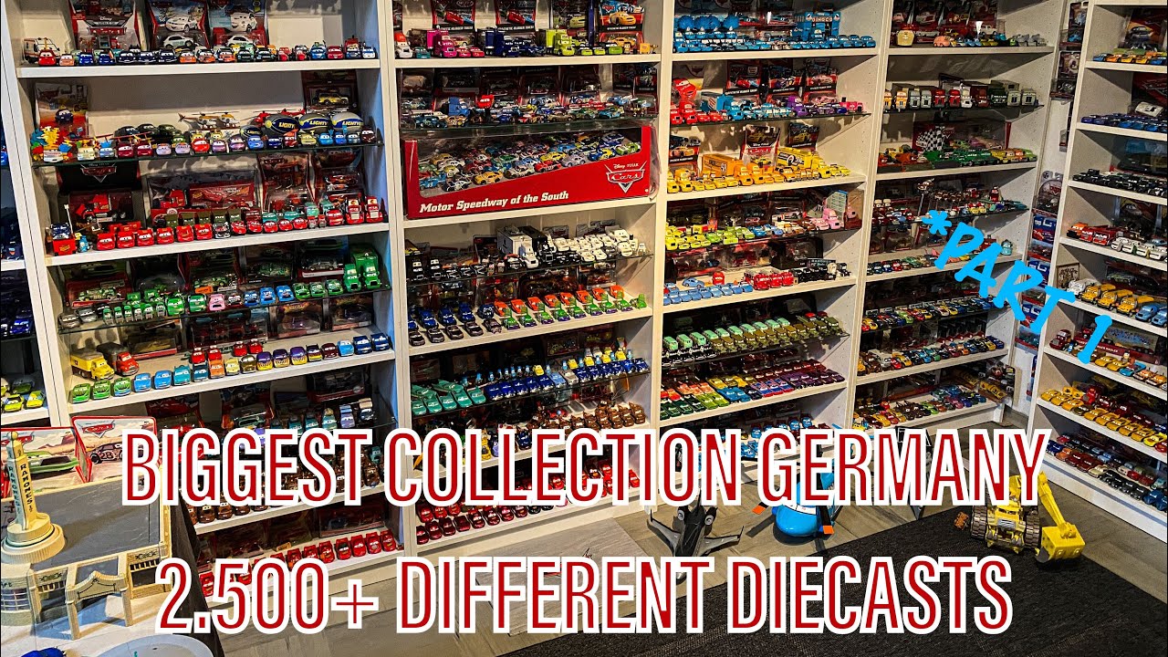 DISNEY PIXAR CARS COMPLETE COLLECTION OVER 2.500 DIFFERENT CARS MATTEL GERMANY DEUTSCHLAND PART 1