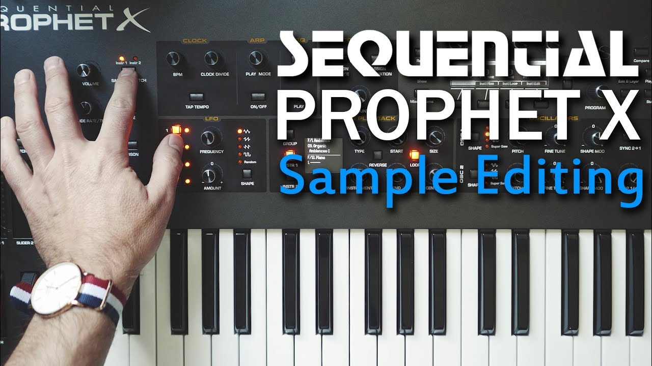DSI Sequential Prophet X — пример редактирования