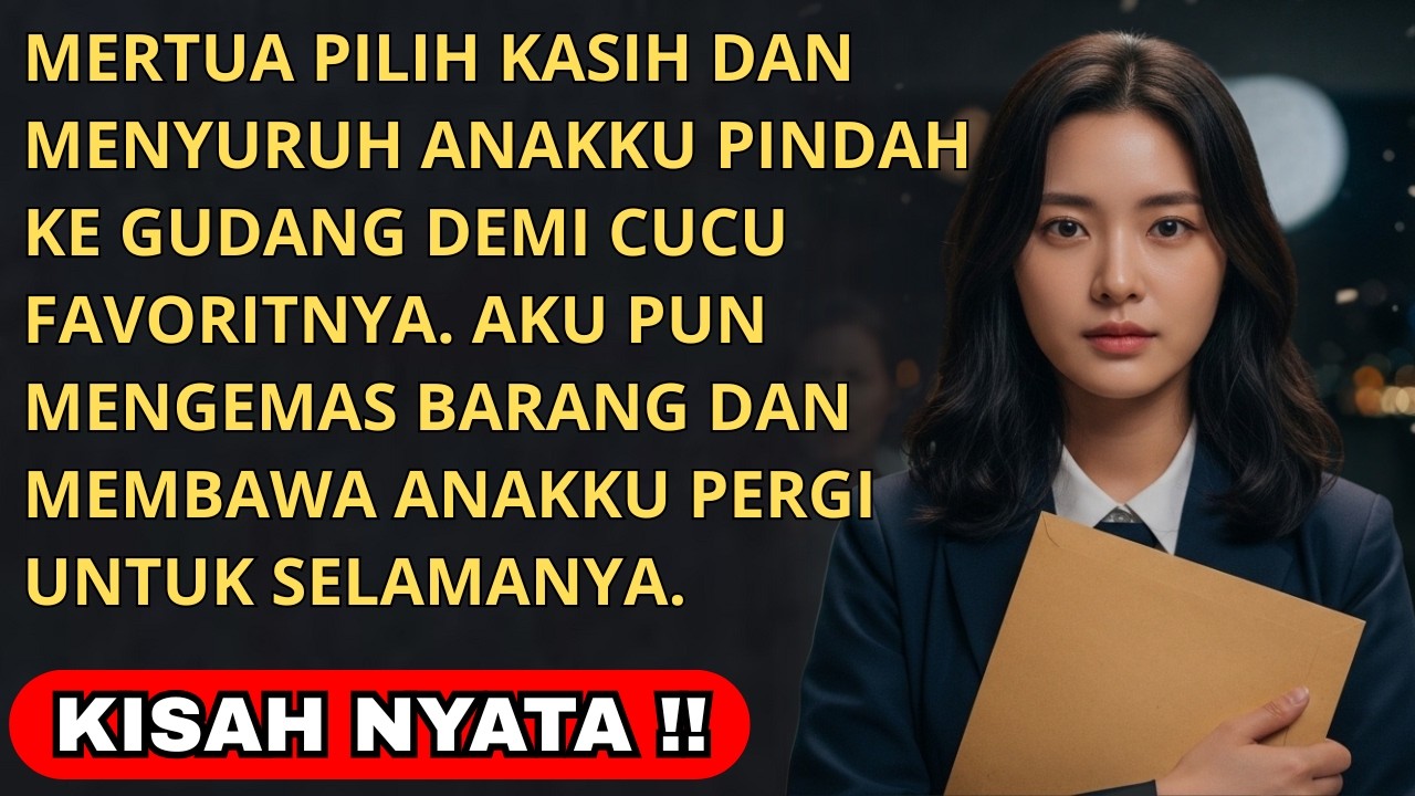 ANAKKU DISURUH PINDAH KE GUDANG — AKU KEMAS BARANG, PERGI, DAN MERTUA BARU SADAR…