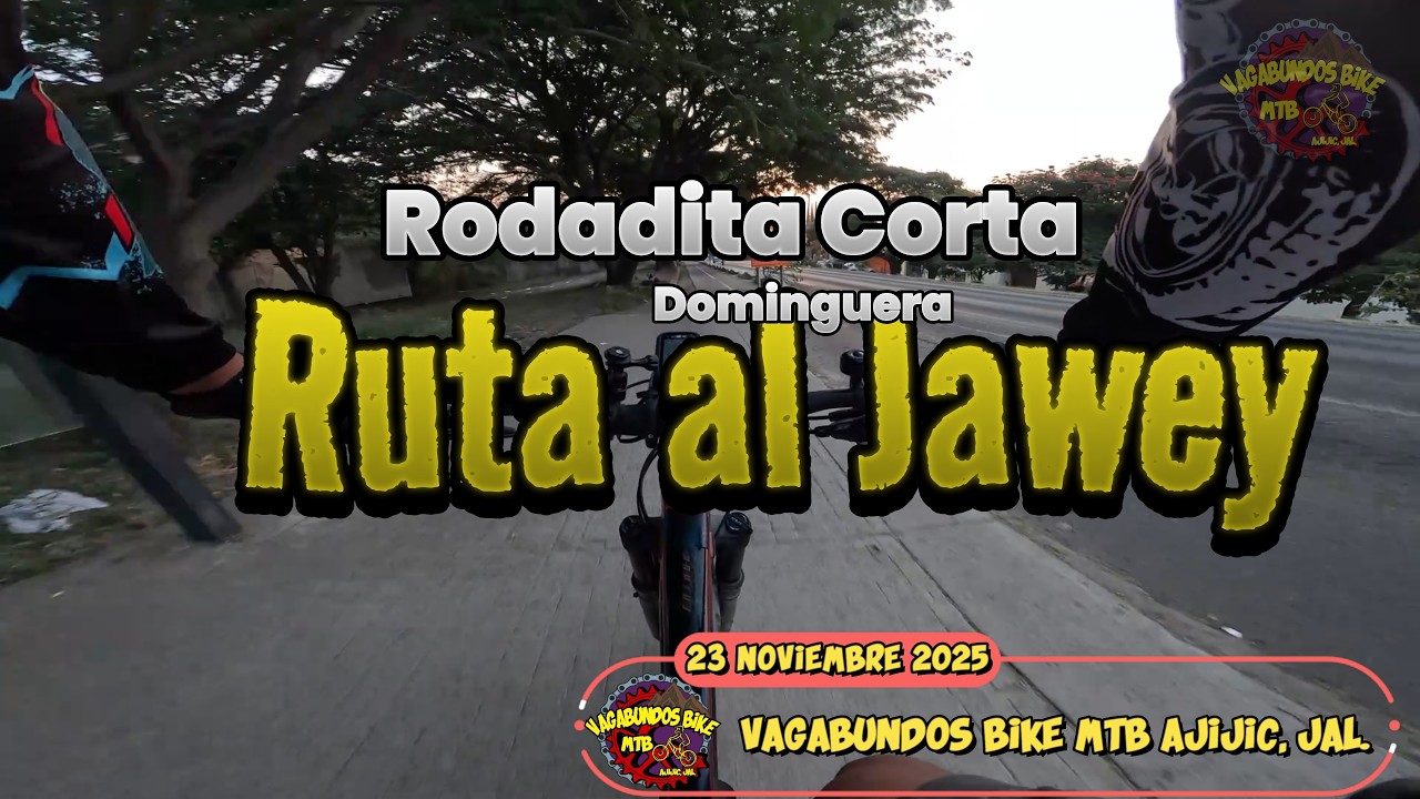 Ruta Dominguera corta al Jawey con los camaradas ciclistas