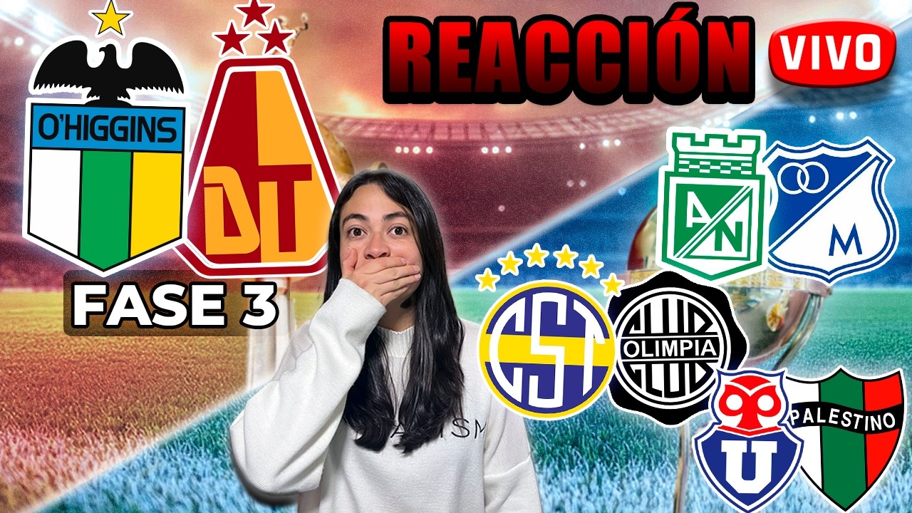 🟢ATL.NACIONAL🆚MILLONARIOS🔵|🔵U.CHILE🆚PALESTINO🔴|🔵S.TRINIDENSE🆚OLIMPIA⚫|🔵O'HIGGINS🆚TOLIMA🔴